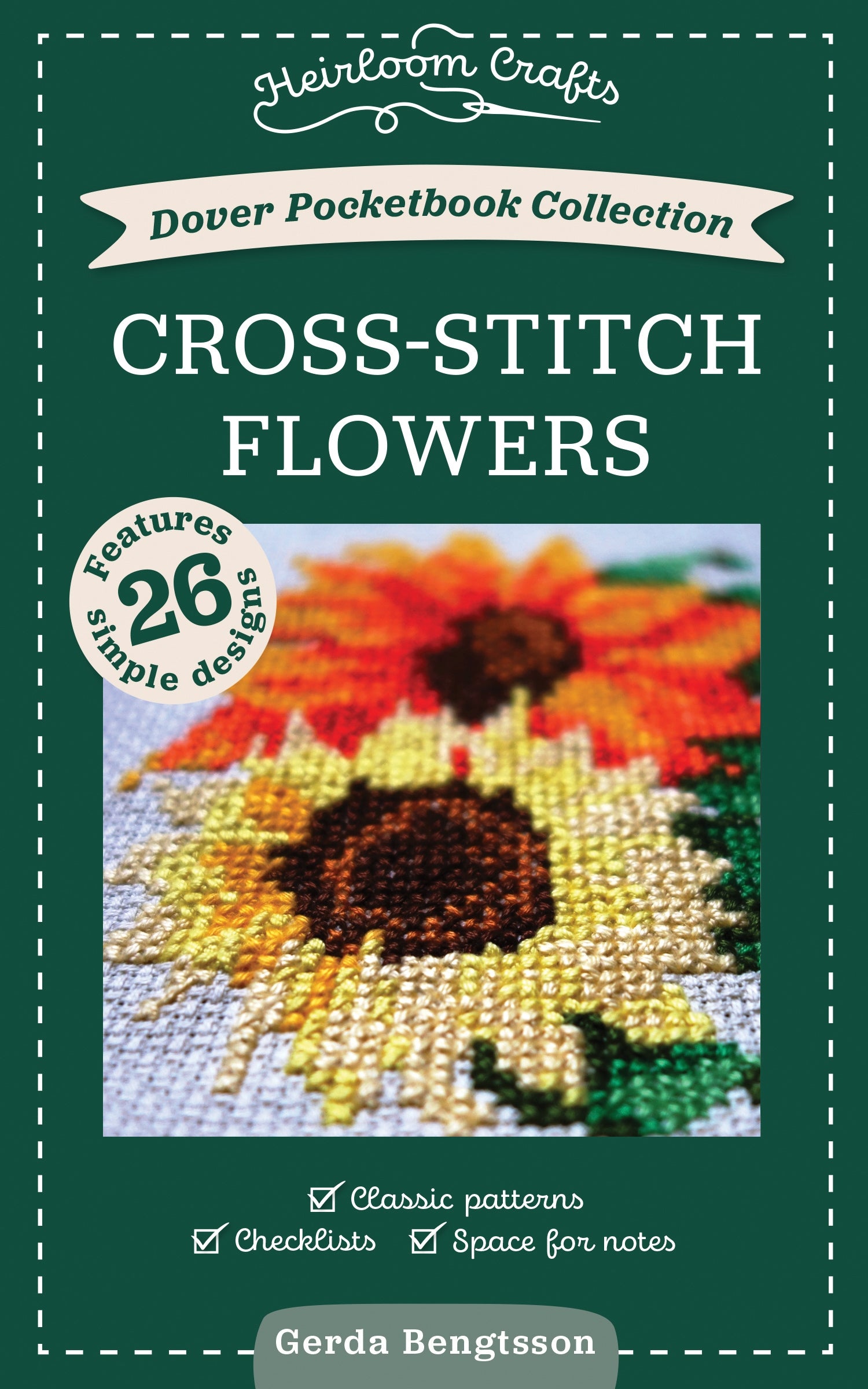 Dover Pocketbook Collection: Cross-Stitch Flowers