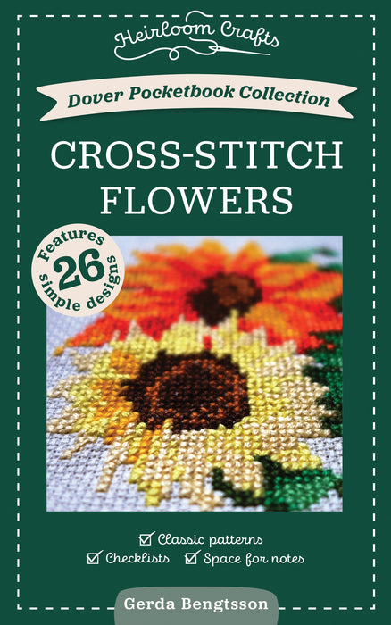 Dover Pocketbook Collection: Cross-Stitch Flowers (Arts & Crafts (Dover