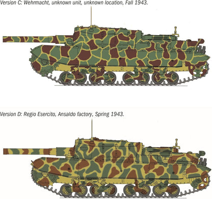 Italeri 6751 1:35 Semovente M43 da 105/25 Basotto - originalgetreue Nachbildung, Modellbau, Plastik Bausatz, Basteln, Hobby, Kleben, Modellbausatz, Zusammenbauen, unlackiert