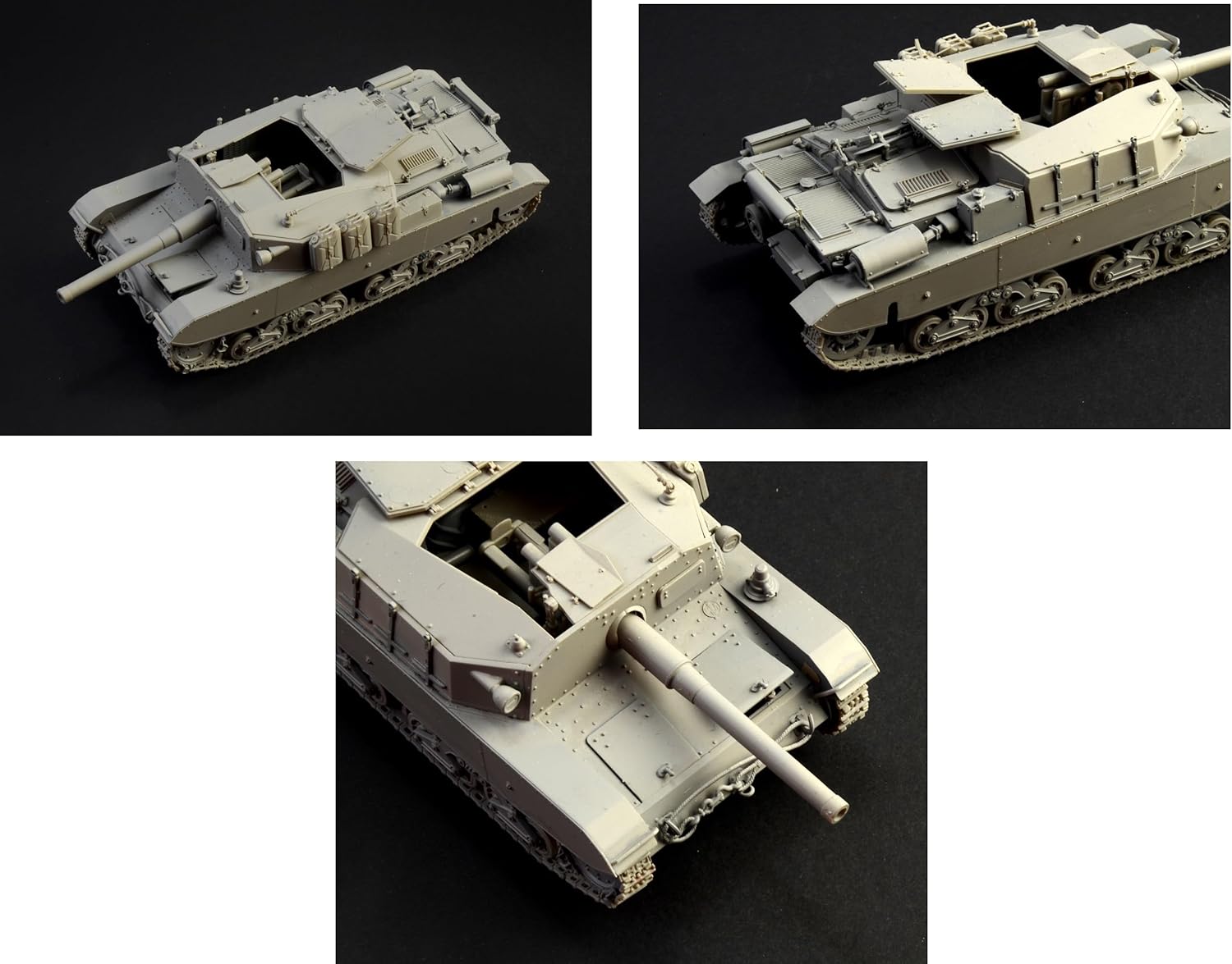 Italeri 6751 1:35 Semovente M43 da 105/25 Basotto - originalgetreue Nachbildung, Modellbau, Plastik Bausatz, Basteln, Hobby, Kleben, Modellbausatz, Zusammenbauen, unlackiert