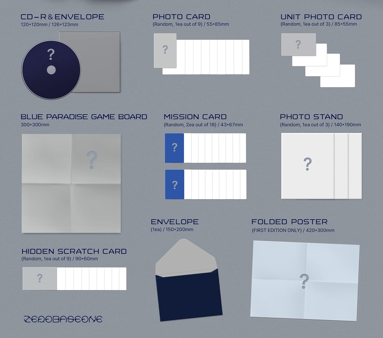Blue Paradise - Random Cover - incl. Photobook, Photocard + more