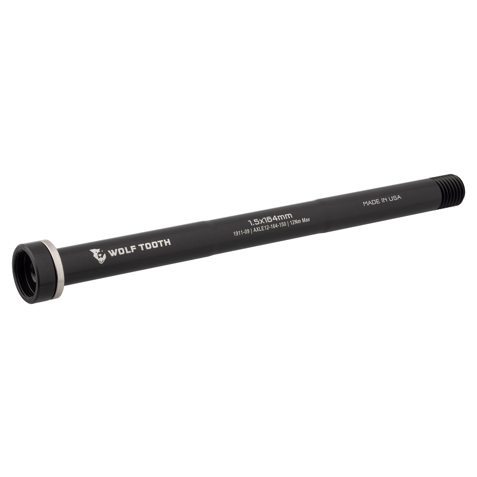 Wolf Tooth Wolf Axle for 12mm Rear Thru-Axle Black 1.5 x 164mm