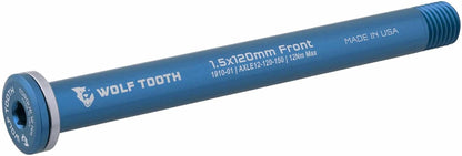 Wolf Tooth Axle for Road Forks Black / 12mm - 1.5x120mm, Black (12mm - 1.5x120mm)