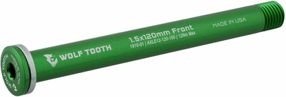 Wolf Tooth Axle for Road Forks Black / 12mm - 1.5x120mm, Black (12mm - 1.5x120mm)