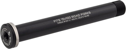 Wolf Tooth Axle for Road Forks Black / 12mm - 1.5x120mm, Black (12mm - 1.5x120mm)