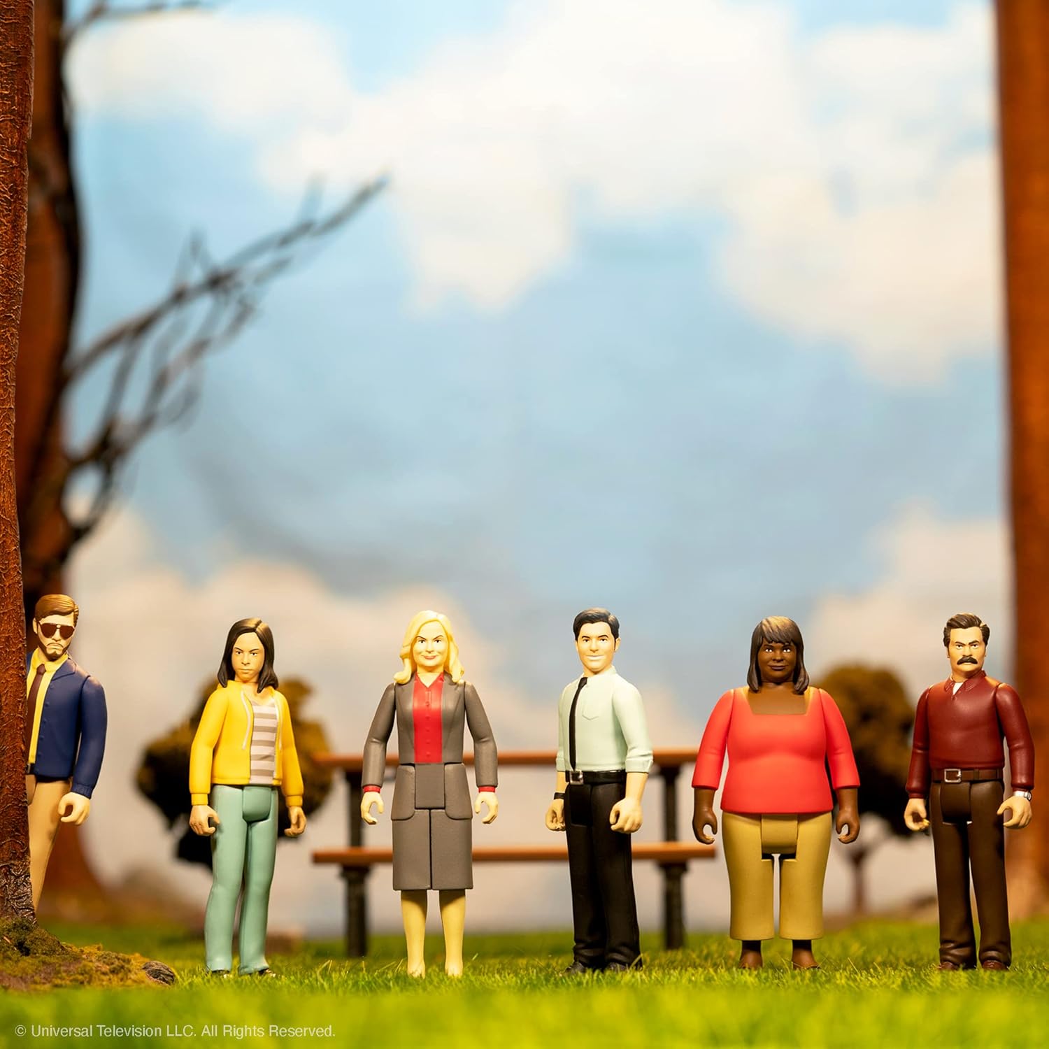 SUPER7 Parks and Recreation Leslie Knope Figura de reacción de 3.75 Pulgadas