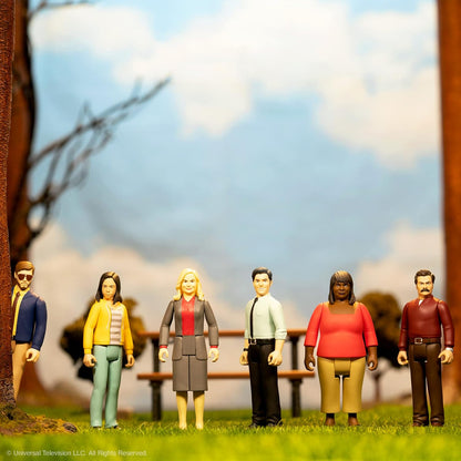 SUPER7 Parks and Recreation Leslie Knope Figura de reacción de 3.75 Pulgadas