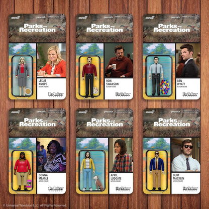 SUPER7 Parks and Recreation Leslie Knope Figura de reacción de 3.75 Pulgadas