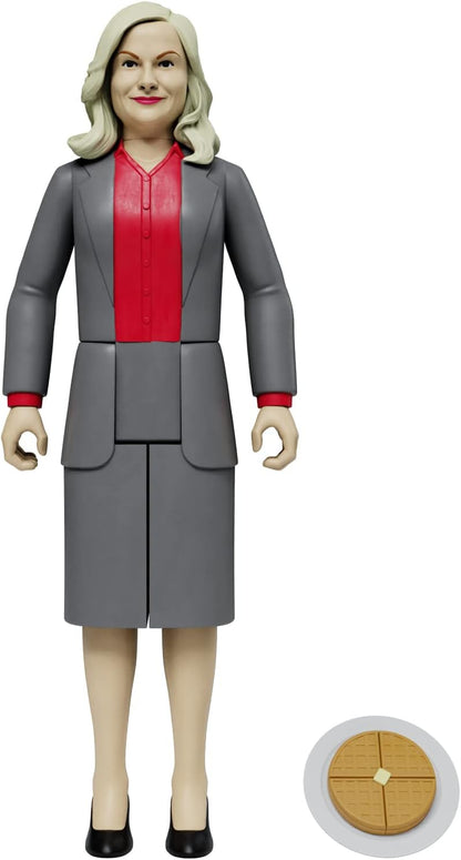 SUPER7 Parks and Recreation Leslie Knope Figura de reacción de 3.75 Pulgadas