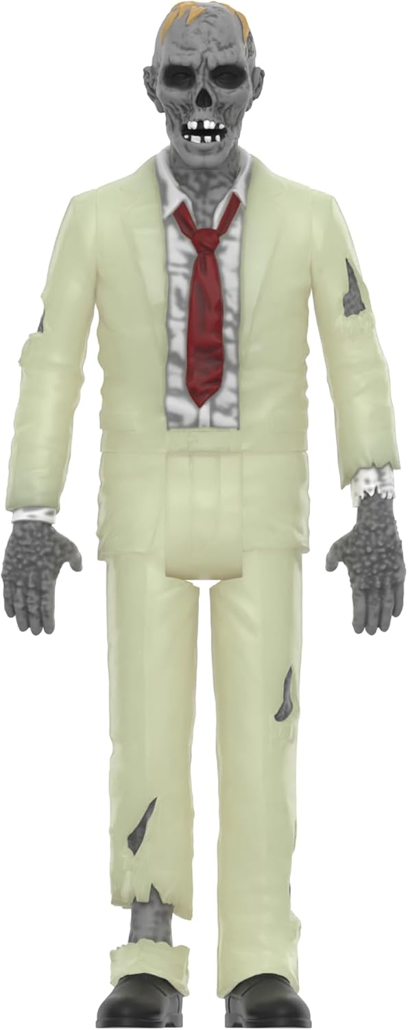 Super7 Pre-Code Horror Chamber of Chills Heartless Zombie (Glow in The Dark) - 3.75" Pre-Code Horror Action Figure Comics Collectibles and Retro Toys