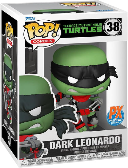 Pop! Comics: Teenage Mutant Ninja Turtles - Dark Leonardo Previews Exclusive Vinyl Figure