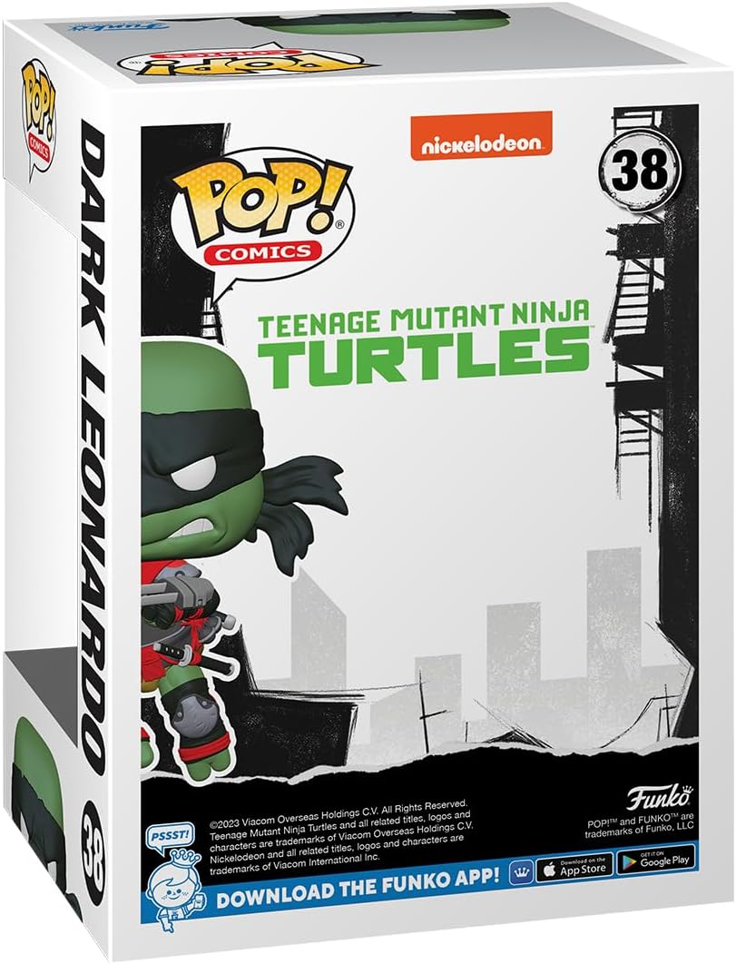 Pop! Comics: Teenage Mutant Ninja Turtles - Dark Leonardo Previews Exclusive Vinyl Figure