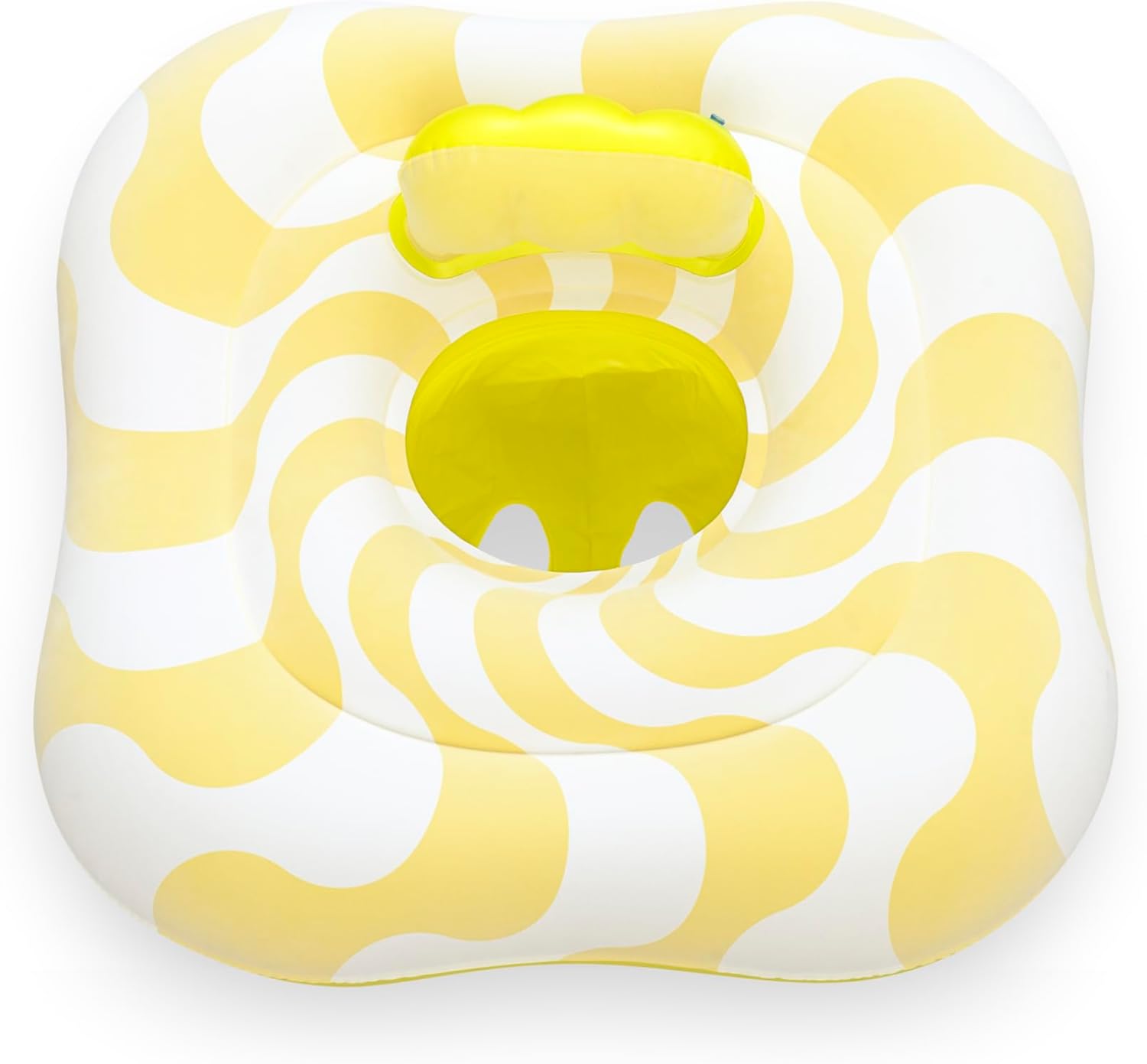 Swim Safe 31" x 31"/79cm x 79cm Comfort Plush Wavy Square 2-Ring Baby Boat