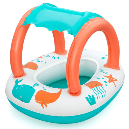 Bestway 33" x 26"/84cm x 67cm Comfort Plush Shaded Baby Boat