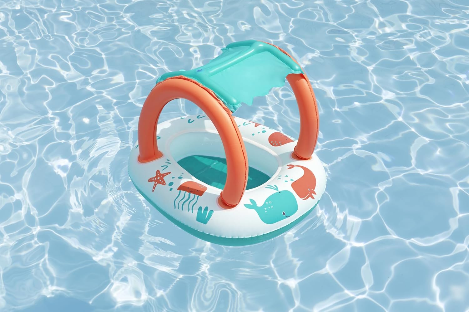 Bestway 33" x 26"/84cm x 67cm Comfort Plush Shaded Baby Boat