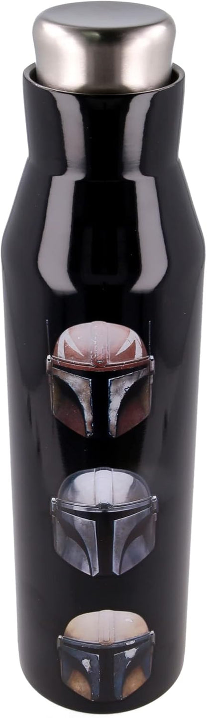 Stor 580ml Stainless Steel Thermos for Hot Beverages,Insulated Bottle,Star Wars The Child Mandalorian, BPA-Free, Multicolored Design, Carrying Loop, Leak Proof,Travel-Ready