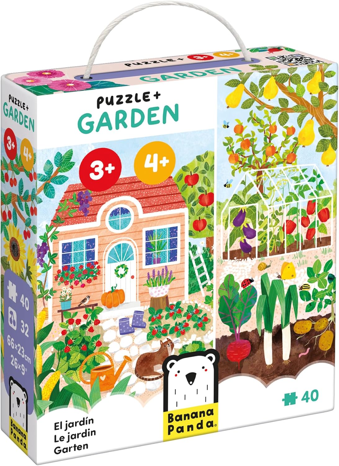 Banana Panda Puzzle + Garden 3+,4+