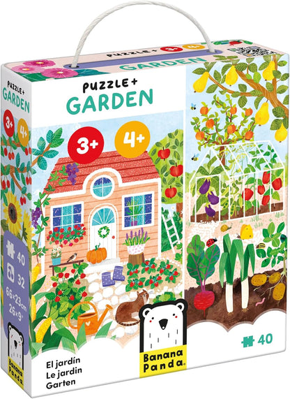 Banana Panda Puzzle + Garden 3+,4+