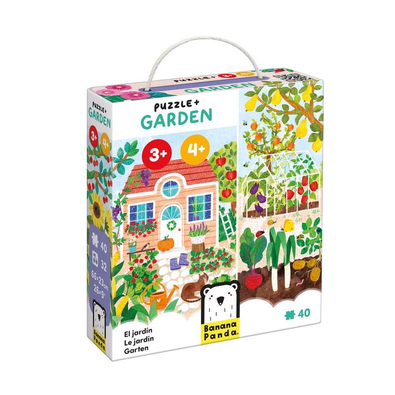 Banana Panda Puzzle + Garden 3+,4+