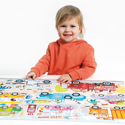 Banana Panda Moto Jumbo Puzzle Cars 3+