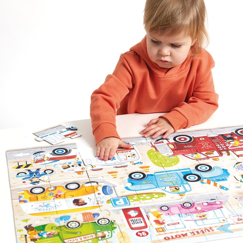 Banana Panda Moto Jumbo Puzzle Cars 3+