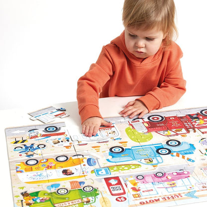 Banana Panda Moto Jumbo Puzzle Cars 3+