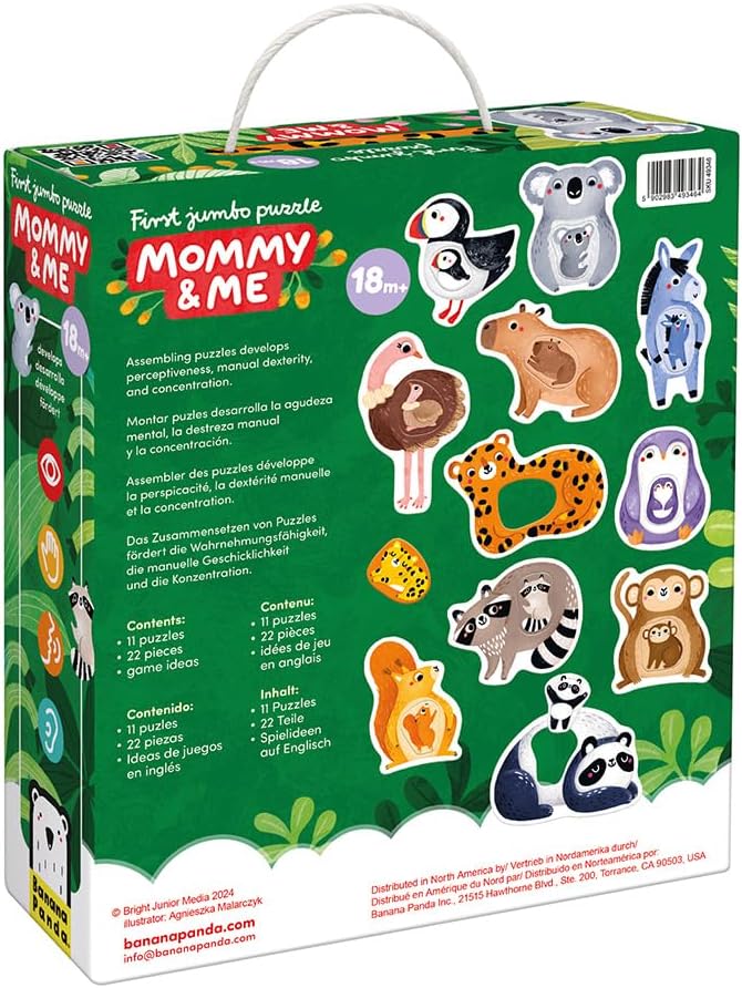 Banana Panda First Jumbo Puzzle Mommy & Me 18m+