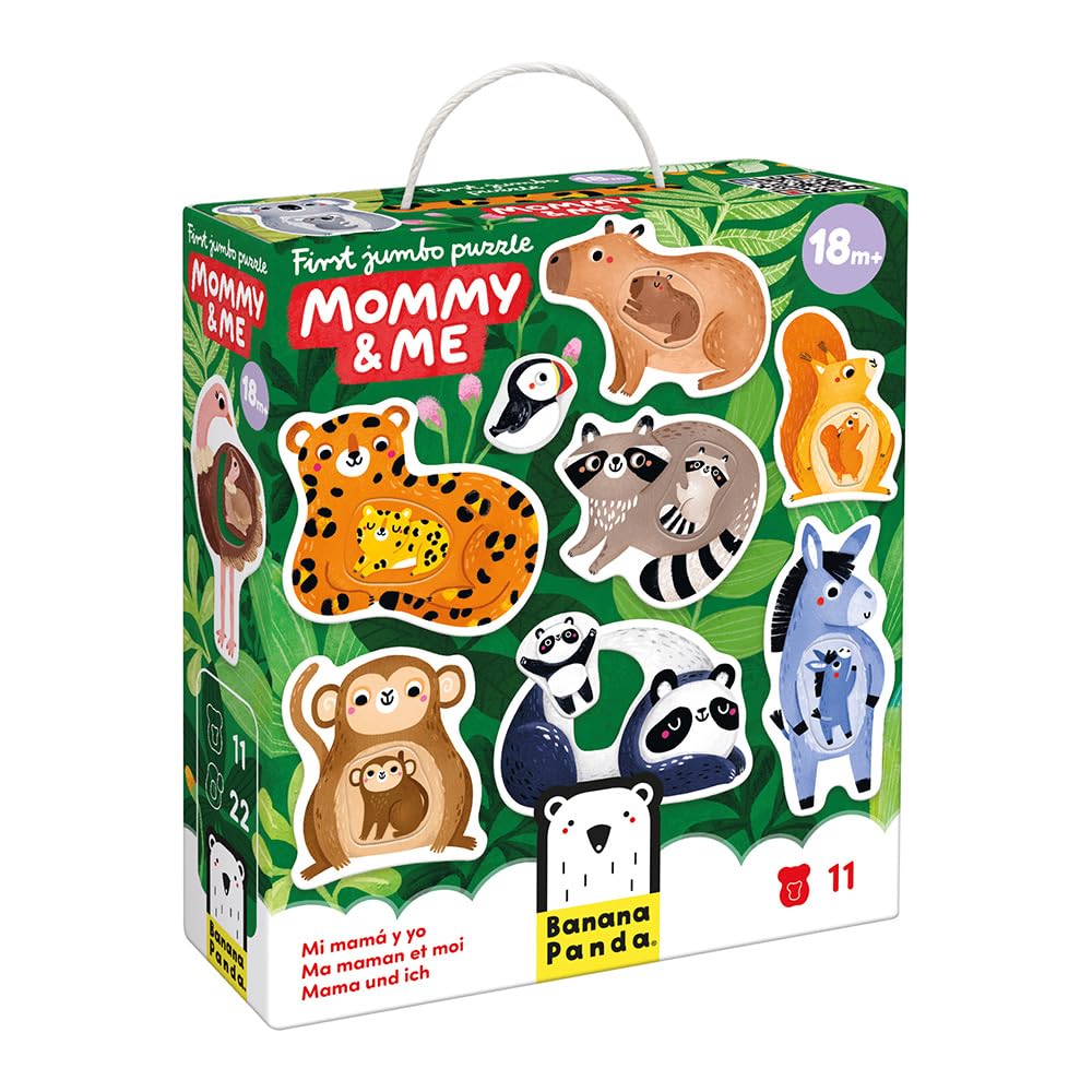 Banana Panda First Jumbo Puzzle Mommy & Me 18m+