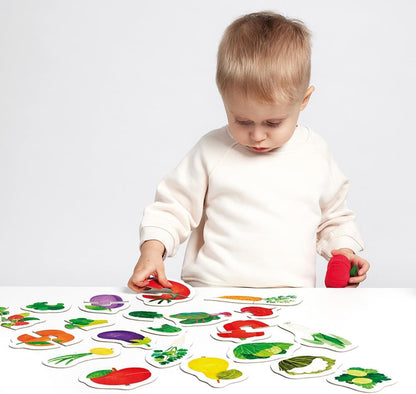 Banana Panda Jigsaw My First Puzzle - Fruit & Veggies: leren door te spelen vanuit de tuin en boomgaard