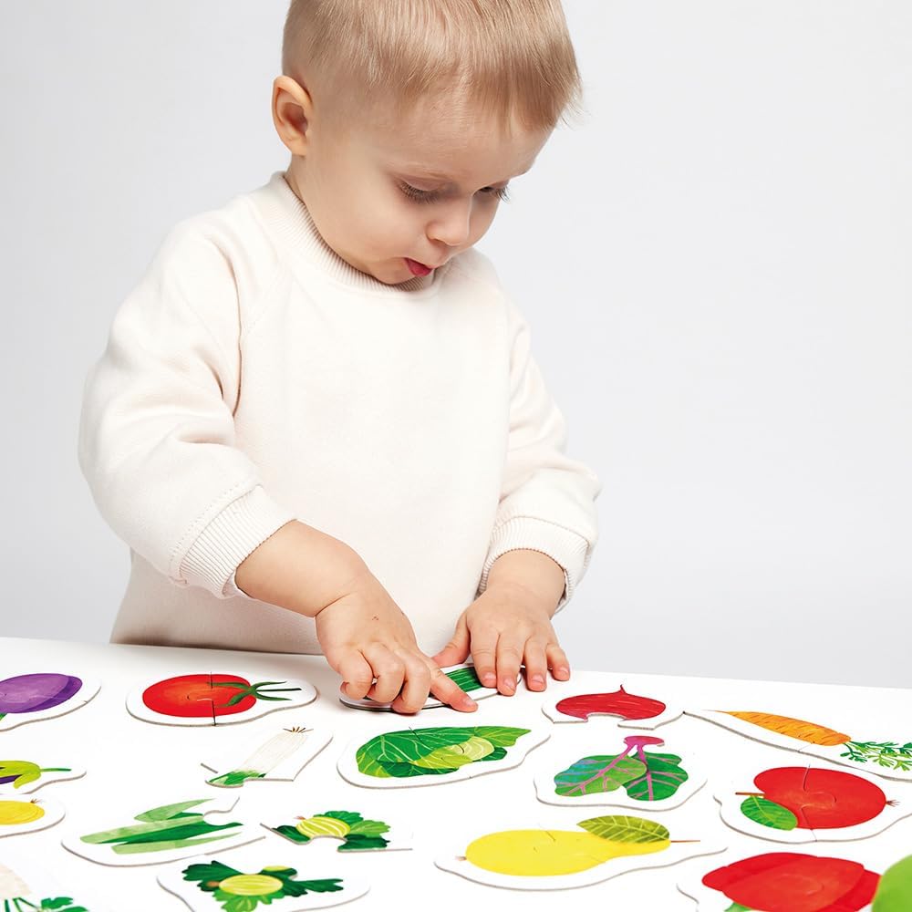 Banana Panda Jigsaw My First Puzzle - Fruit & Veggies: leren door te spelen vanuit de tuin en boomgaard