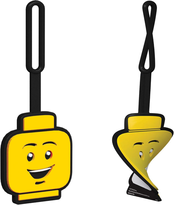 Lego Face Luggage Tag
