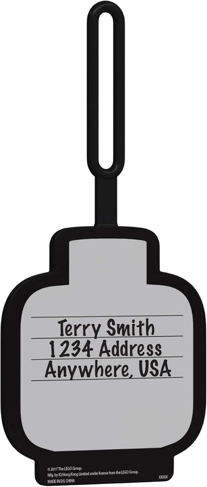 Lego Face Luggage Tag