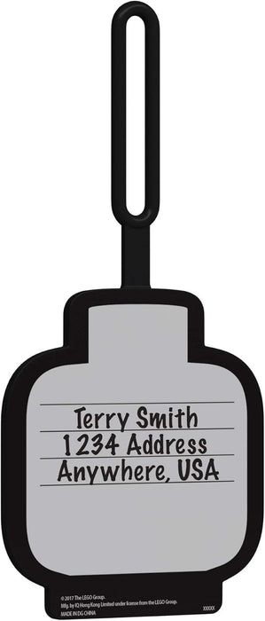 Lego Face Luggage Tag