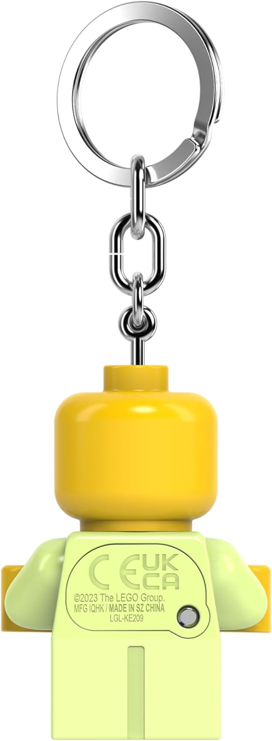LEGO Minifigures - Large 2.25 Inch Tall Figure Keychain Light - Baby (KE209H), White, Large - 2 inches tall