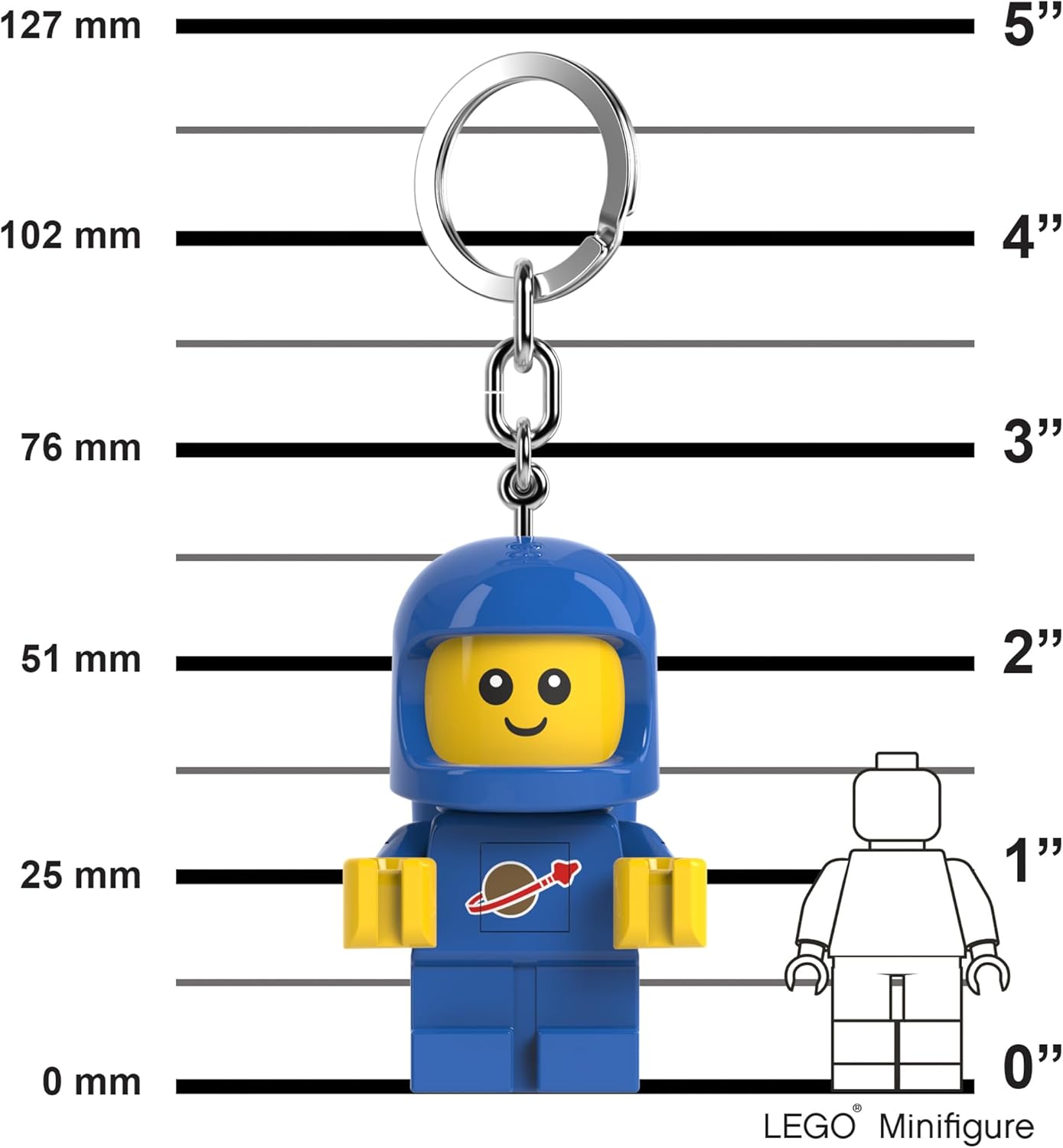 LEGO Minifigures Keychain Light - Spacebaby - 2.25 Inch Tall Figure (KE210H), White