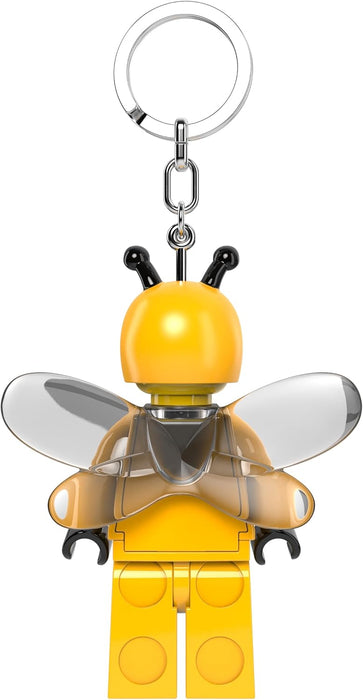 LEGO Minifigures Large 3 Inch Tall Figure Keychain Light - Bumblebee Girl (KE211H), White, Large - 3 inches tall, White, Large - 3 inches tall