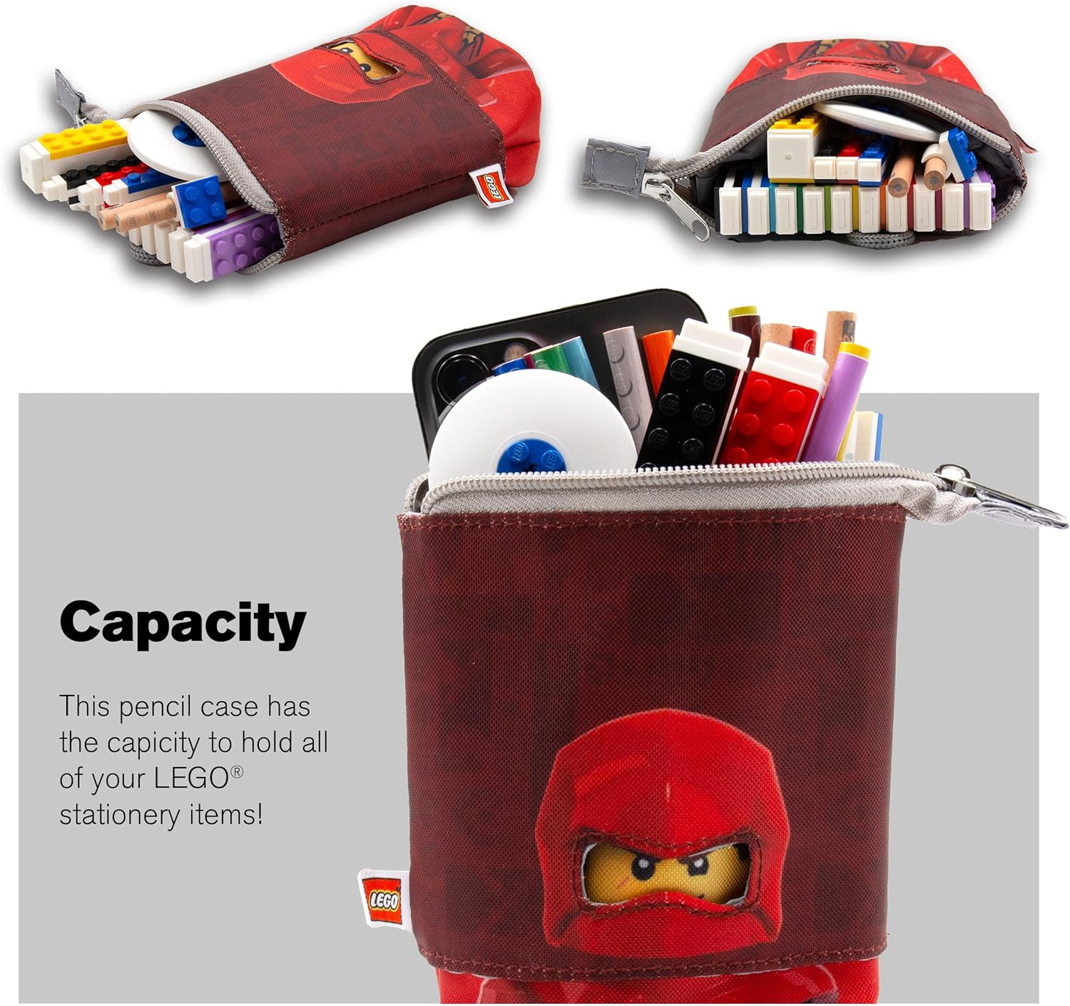 IQ LEGO Ninjago Pop Up Pencil Case - Kai (53460)