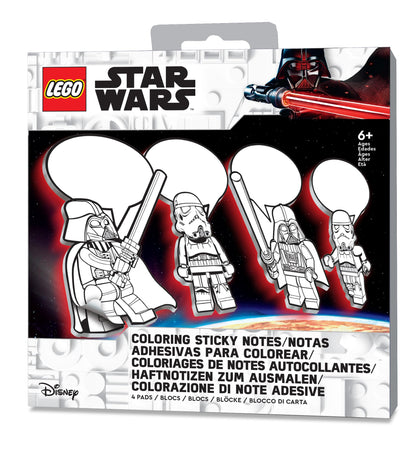 Lego Star Wars Coloring Sticky Notes - Darth Vader (53481