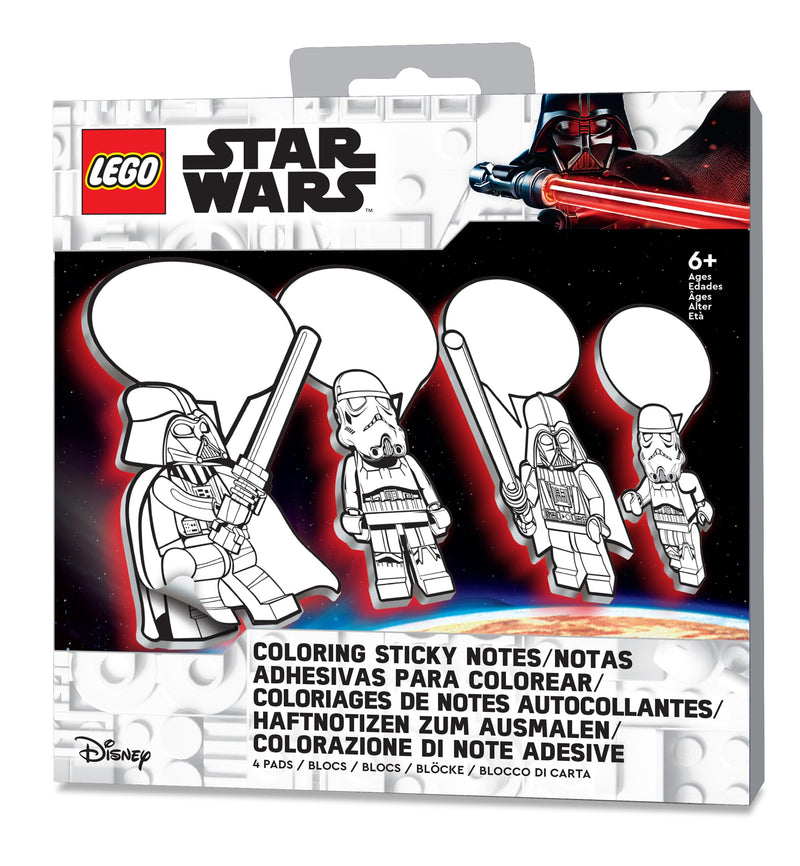 Lego Star Wars Coloring Sticky Notes - Darth Vader (53481