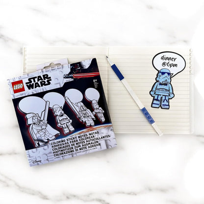 Lego Star Wars Coloring Sticky Notes - Darth Vader (53481