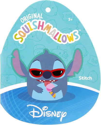 Squishmallows Original Disney 10-Inch Stitch Holding Snow Cone - Official Plush - Disney Stitch