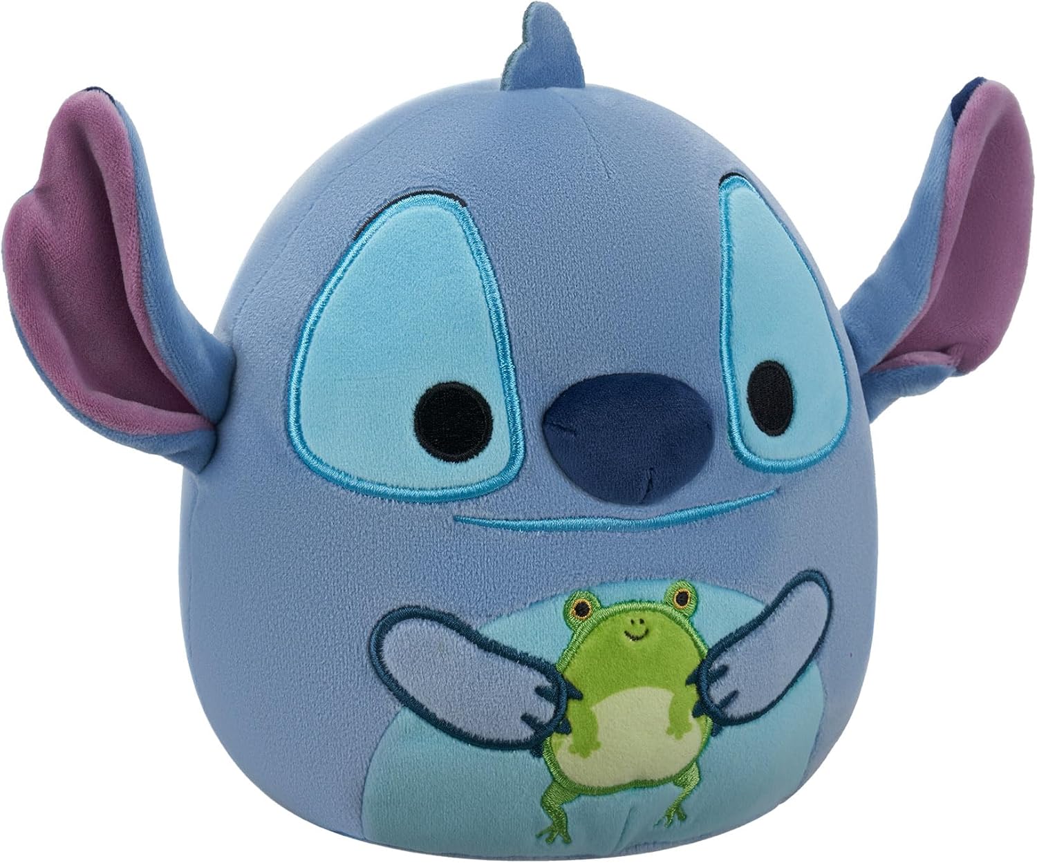 Squishmallows Original Disney 10-Inch Stitch Holding Frog - Official Plush - Disney Stitch