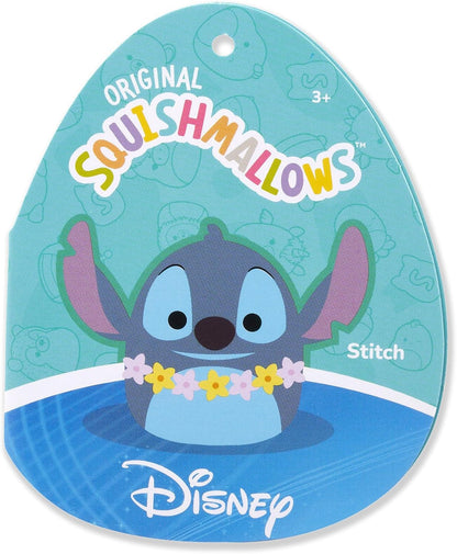 Squishmallows Original Disney 10-Inch Stitch Wearing Lei - Official Plush - Disney Stitch