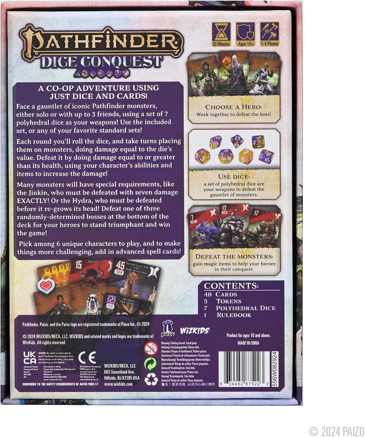 Pathfinder Dice Conquest | Card Game | Solo or Co-op | Dice Rolling