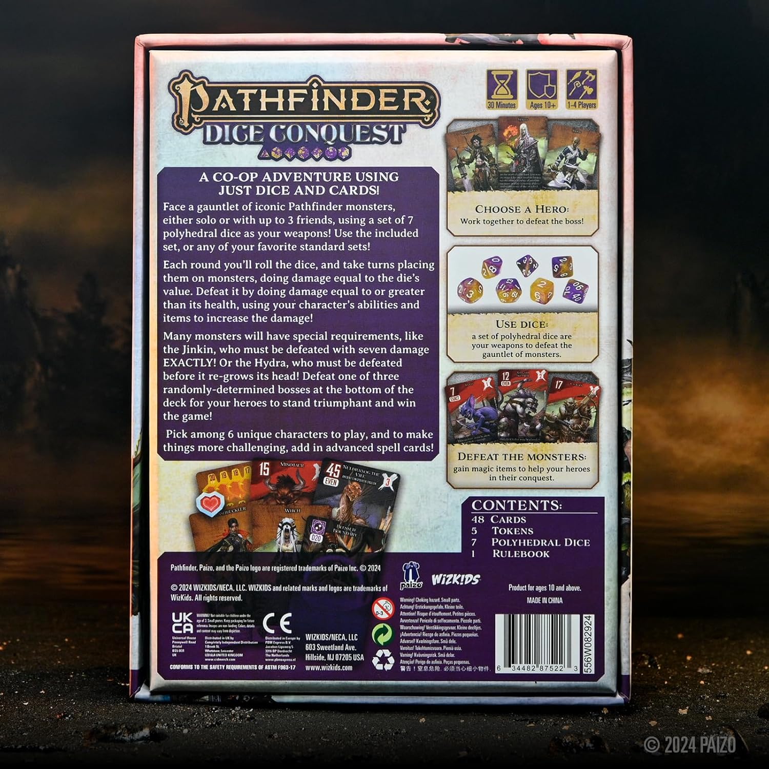 Pathfinder Dice Conquest | Card Game | Solo or Co-op | Dice Rolling
