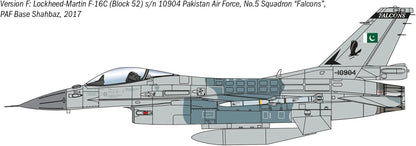 ITALERI 35105 F-16C Fighting Falcon - War Thunder, model kit/modelbouwset van kunststof, schaal 1:48