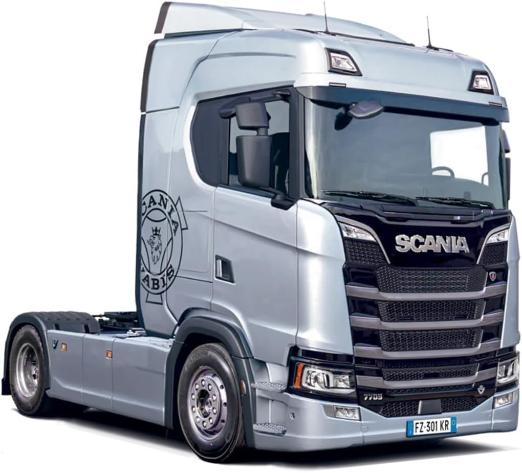 ITALERI - Maquette Camion Scania S770 4x2 Normal Roof Grey Cab |italeri|3971| 1:24 Maquette Char Promo
