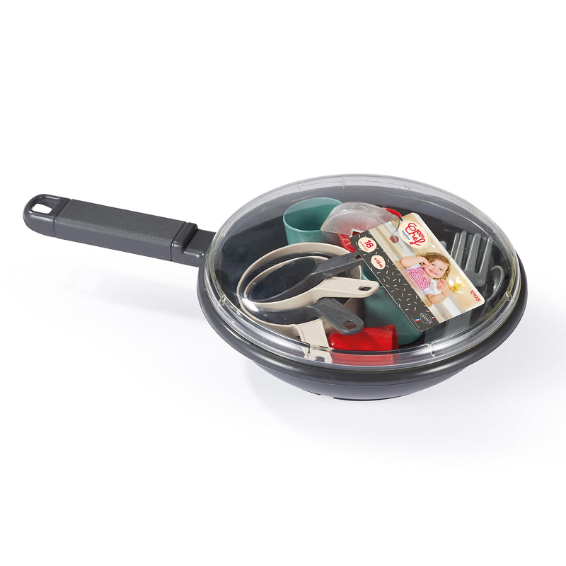 Ecoiffier 100% Chef Servies en Bestek in Pan 19dlg.