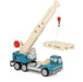 small foot kraanwagen met pallet van hout, speelvoertuig voor kinderen, met 360° draaibare kraan en accessoires, vanaf 2 jaar, 12639
