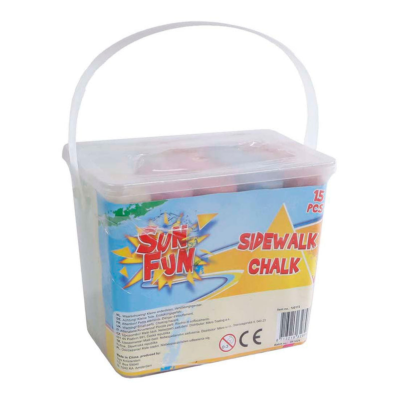 Van Manen Curb Chalk Junior 11 cm Pack of 15
